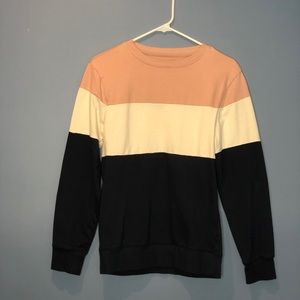 Tri-Color Crewneck